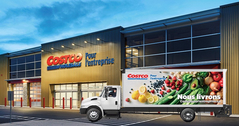 Costco. Nous livrons