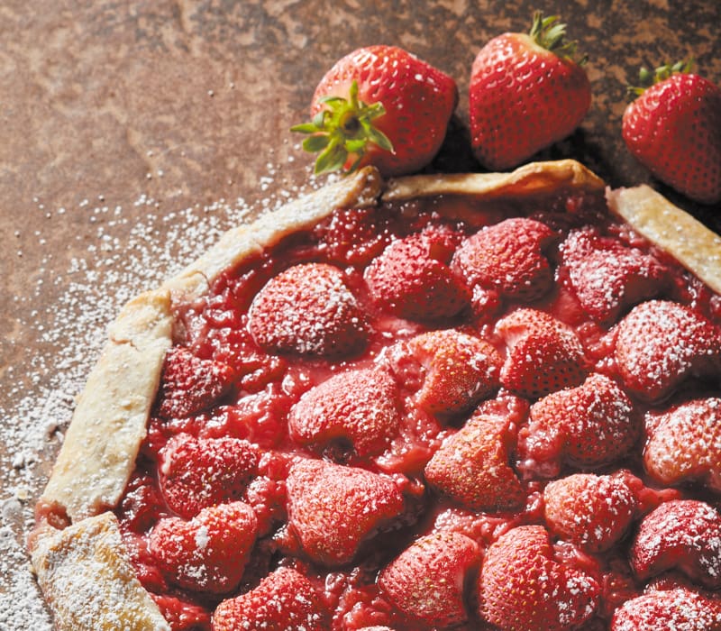 Strawberry Almond Galette