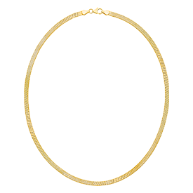18kt Yellow Gold Snake Chain Necklace