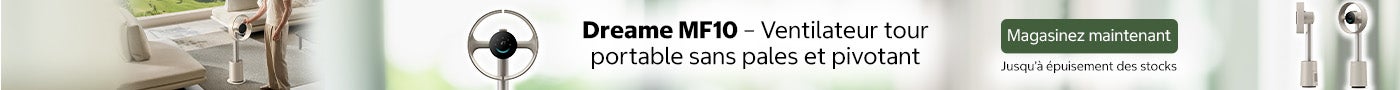 Dreame MF10 Pivot Portable Bladeless Tower Fan  Shop now  While quantities last