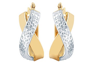 gold earrings
