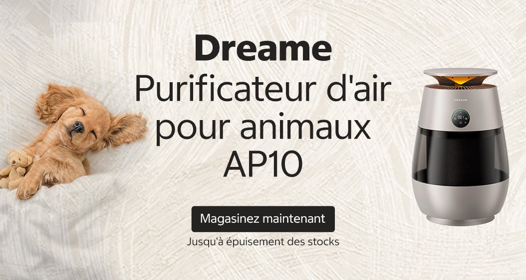Dreame Purificateur d'air pour animaux AP10  Magasinez maintenant Jusqu'à épuisement des stocks