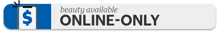 Beauty available online only