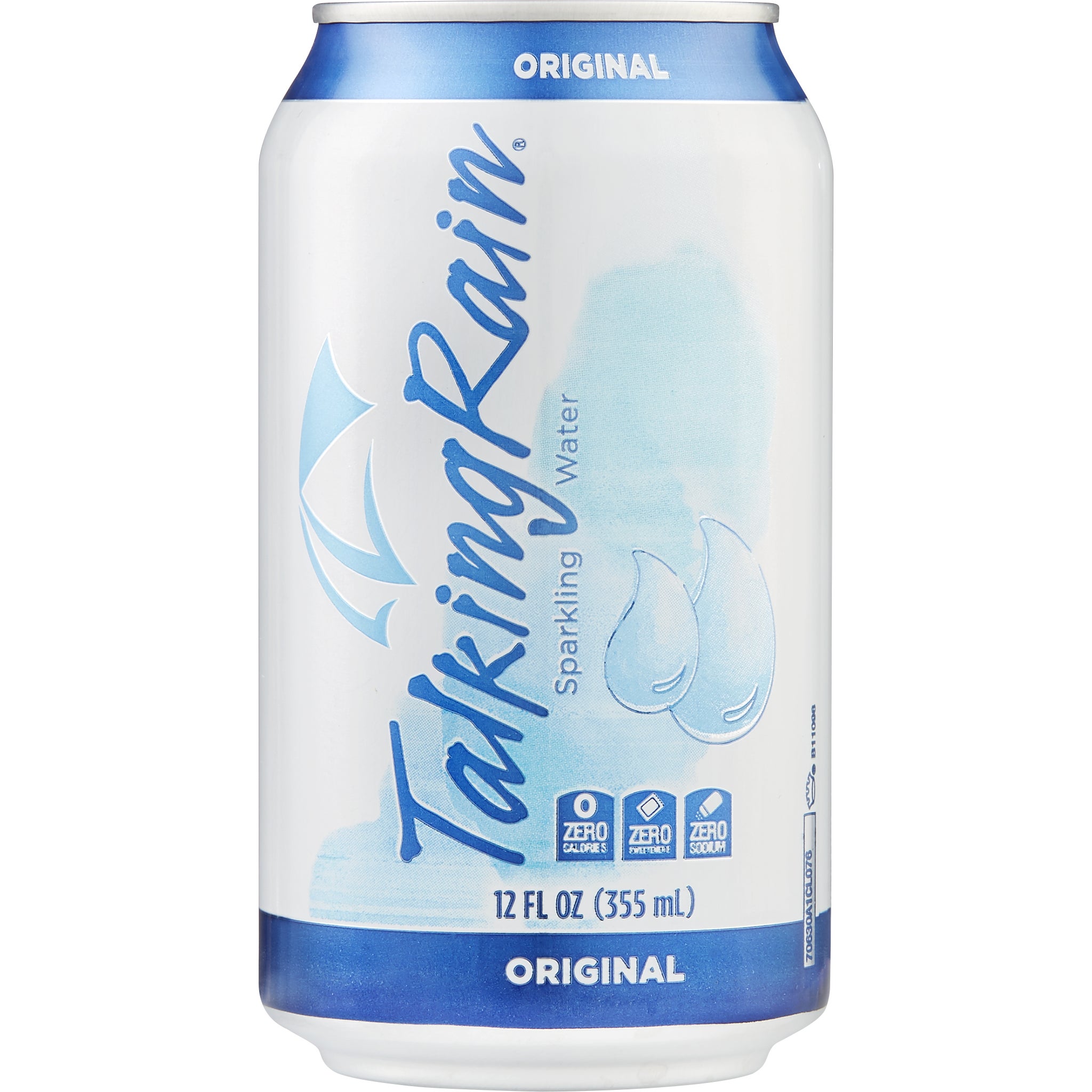**Talking Rain** Sparkling Water, Original, Peach Nectarine **AND/OR** Lemon Lime, 12 fl oz, 24 ct