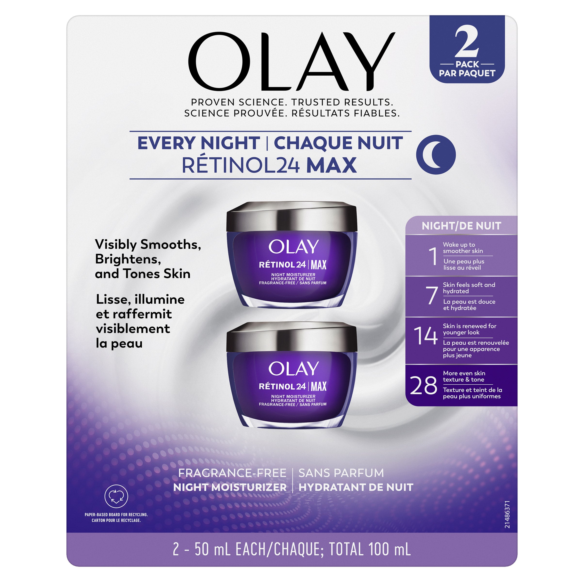 Hydratant de nuit Rétinol Max de Olay