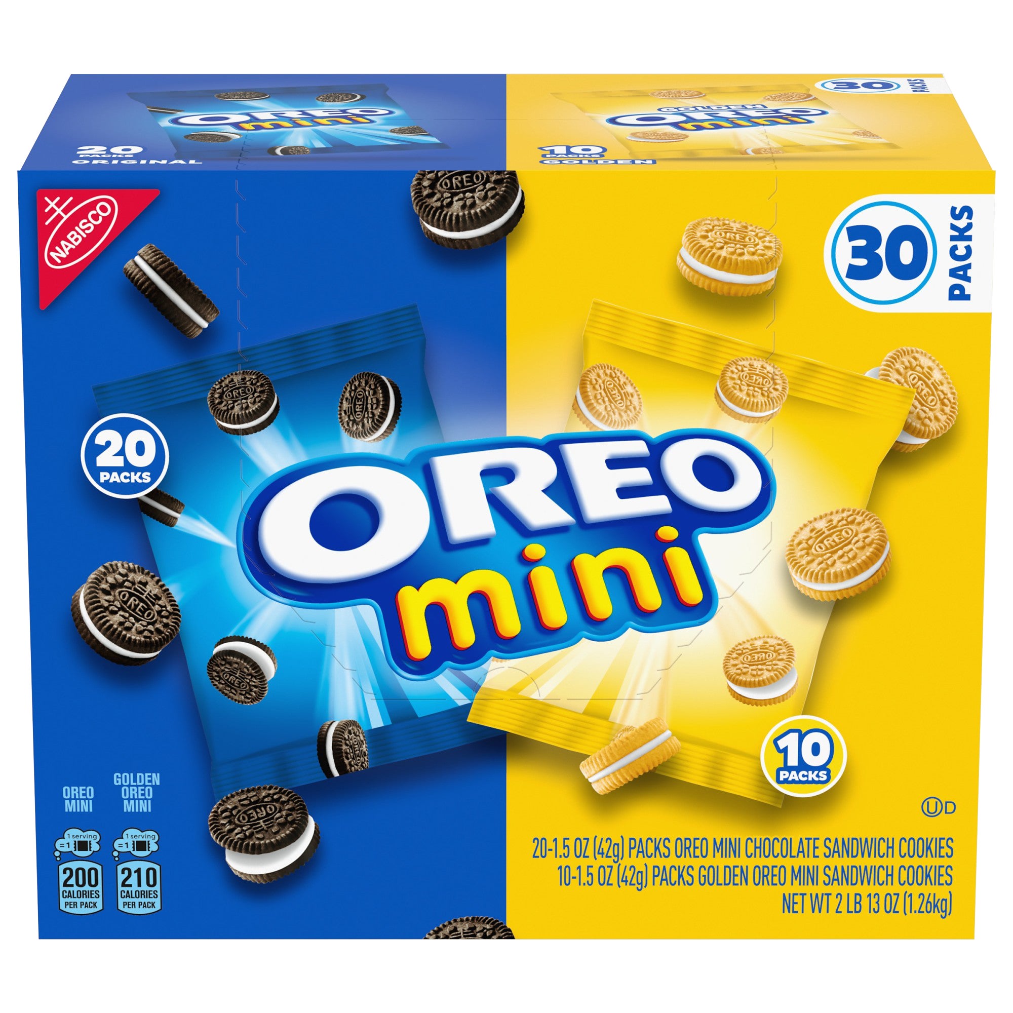 **OREO** Mini Sandwich Cookies, Variety Pack, 1.5 oz, 30 ct