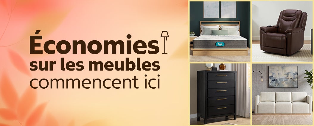 Économies sur les meubles commencent ici
