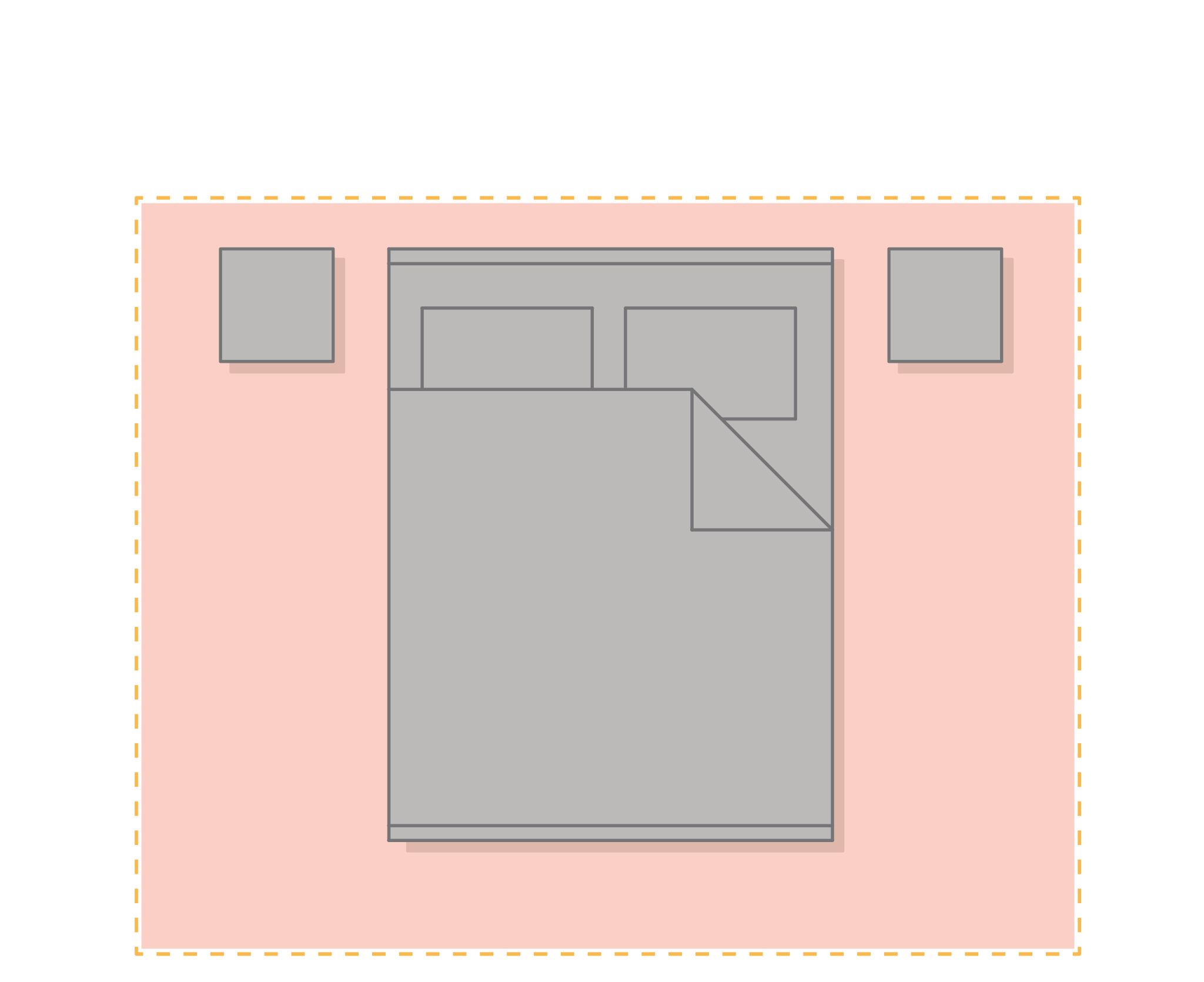 8x10 rugs in the bedroom are good for queen-sized beds, covering the length and width of a bed when placed beneath it.