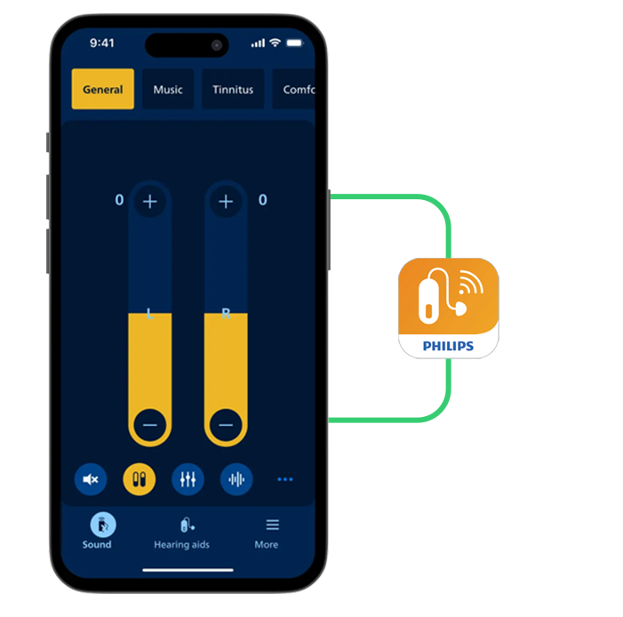 Phillips Hearing Aid App
