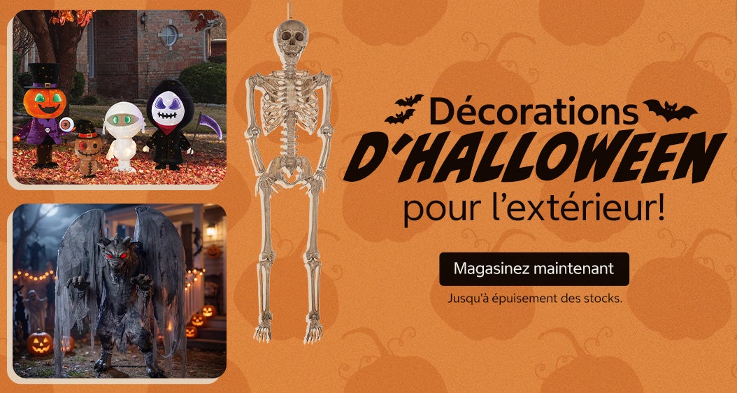 Décorations d’Halloween pour l’extérieur! Magasinez maintenant Jusqu’à épuisement des stocks