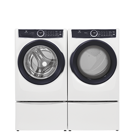 Electrolux Front Load 4.5 cu. ft. Washer and 8 cu. ft. Dryer with LuxCare Plus