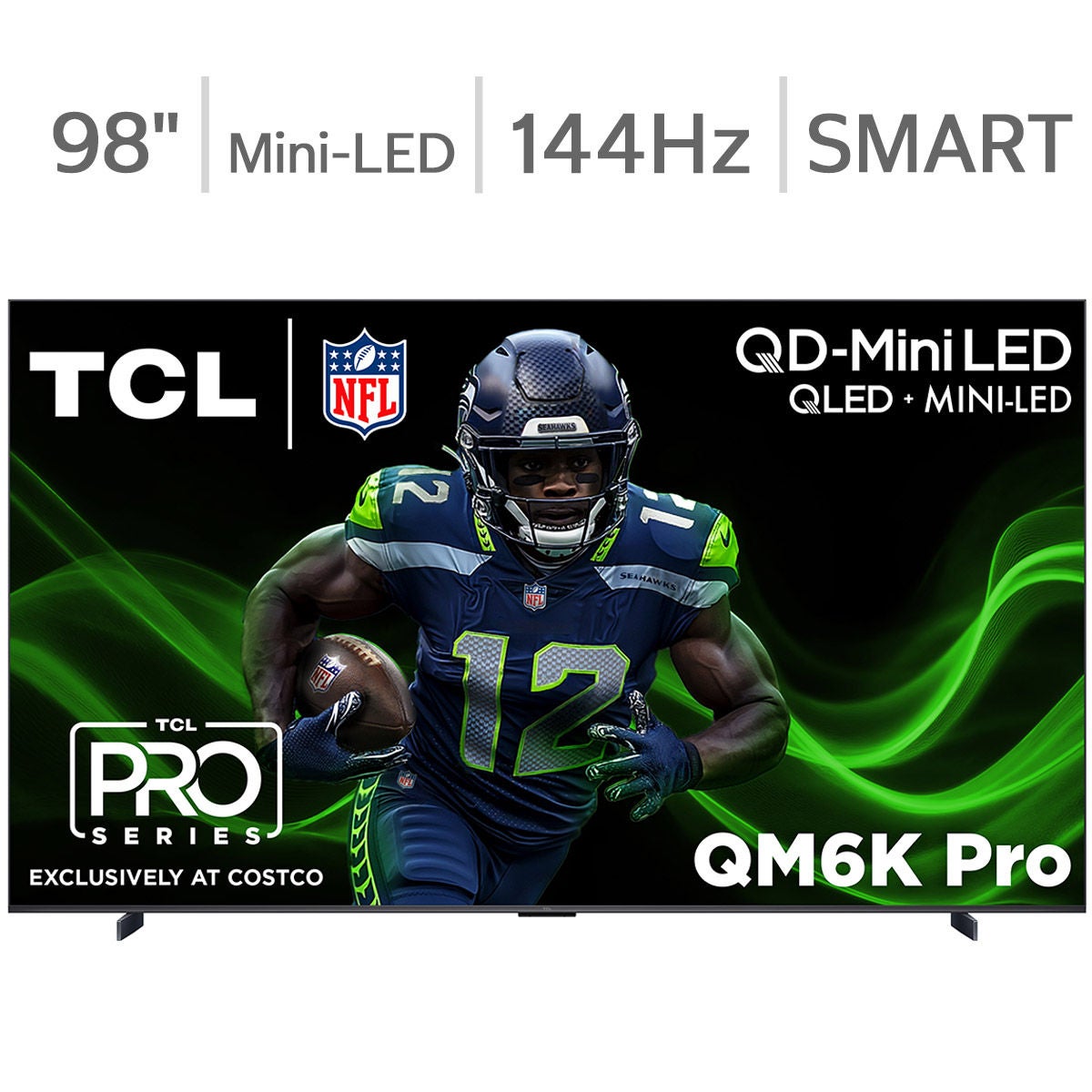TCL 98" Class - QM6K Pro Series - 4K UHD QD-Mini LED Smart TV