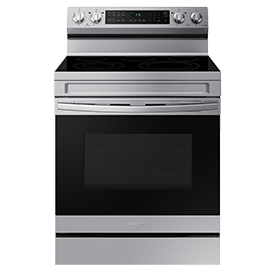Samsung Smart Freestanding Range with No-Preheat Air Fry and Convection