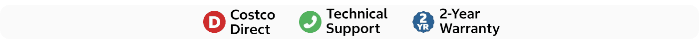 Costco Direct Technical Support Second Year Warranty