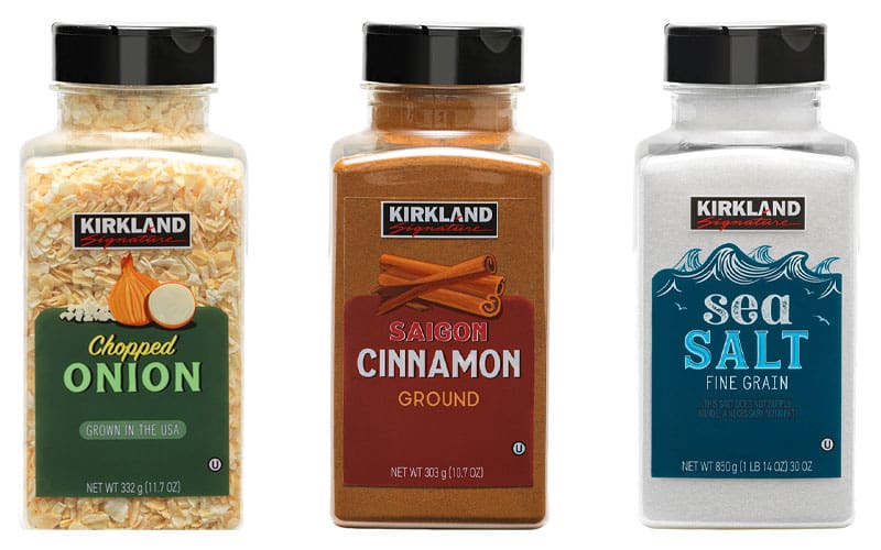 variety of spices
