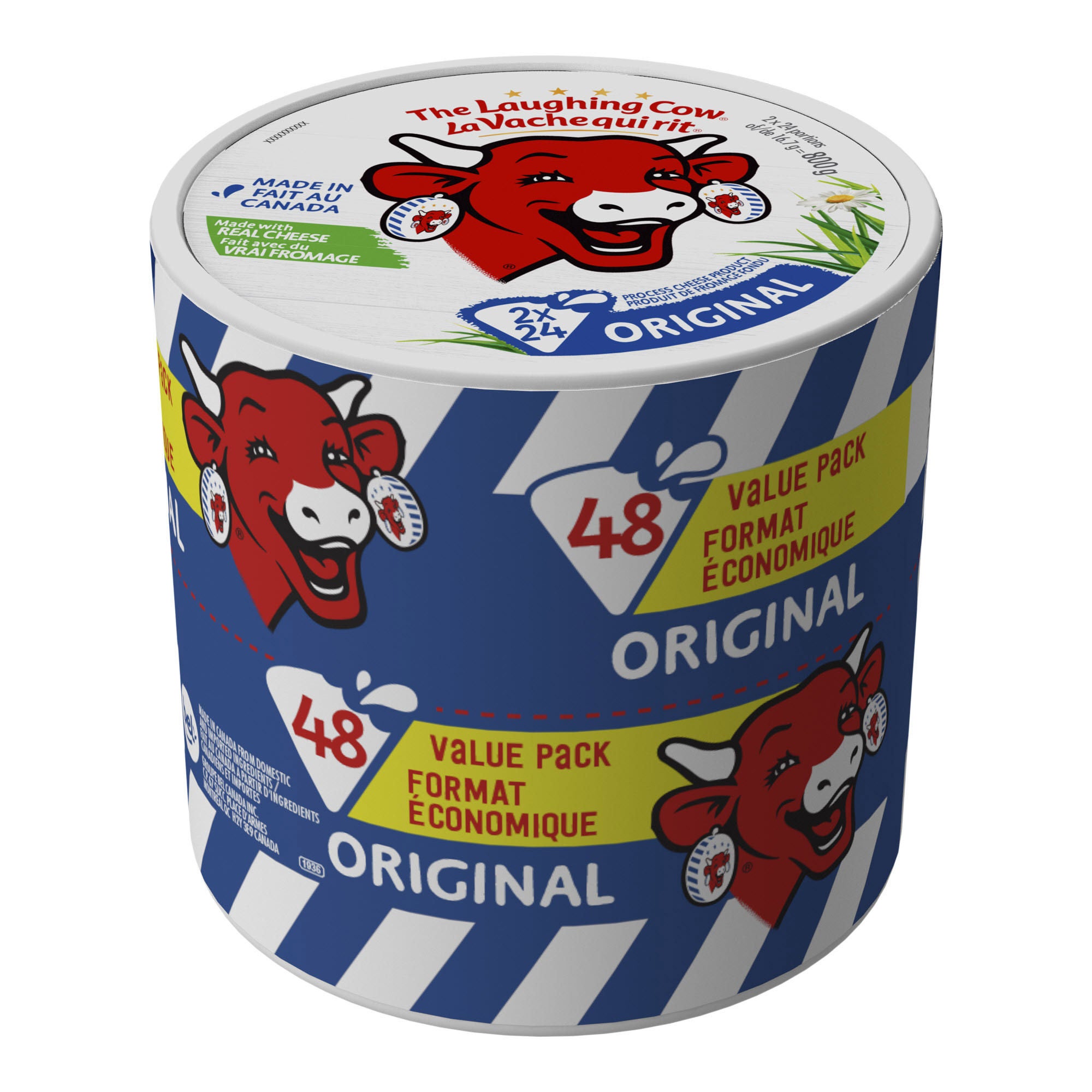 The Laughing Cow original cheese snack