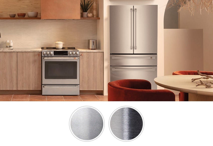 kitchen stainless steel brushed stainless