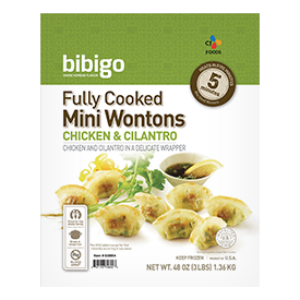 CJ Foods bibigo Chicken & Cilantro Mini Wontons