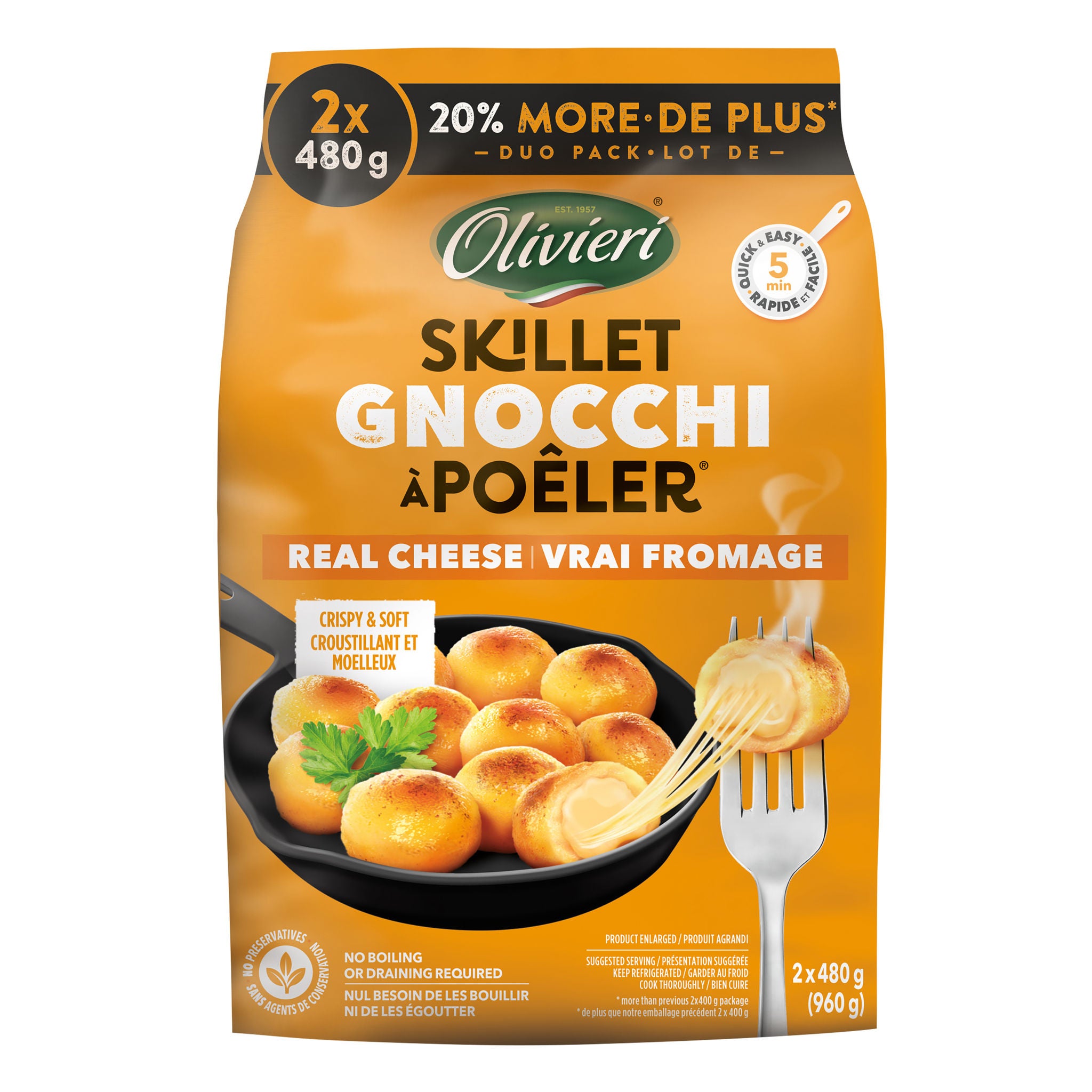 Olivieri skillet gnocchi
