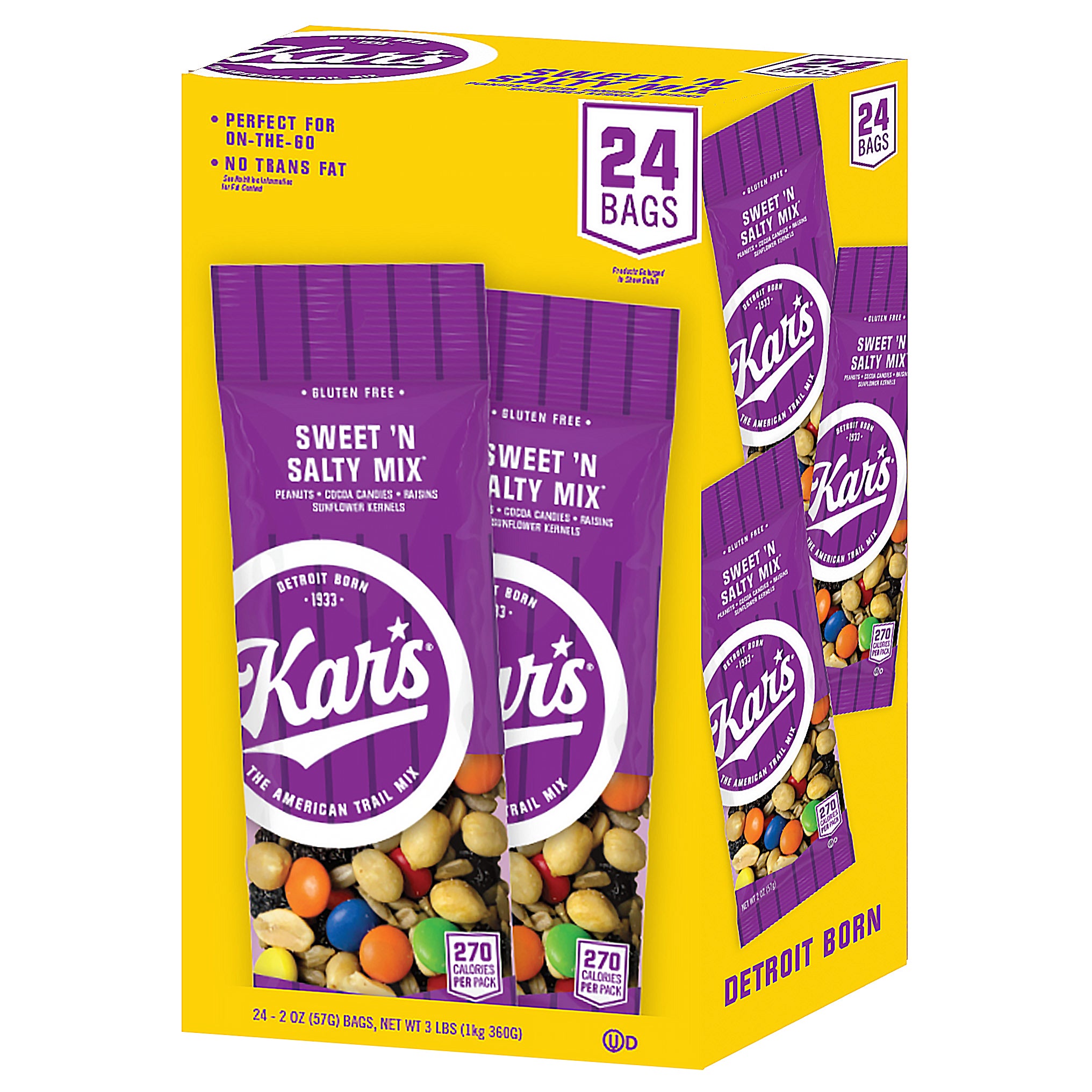 **Kar’s Trail Mix** Sweet ’N Salty Mix, 2 oz, 24 ct
