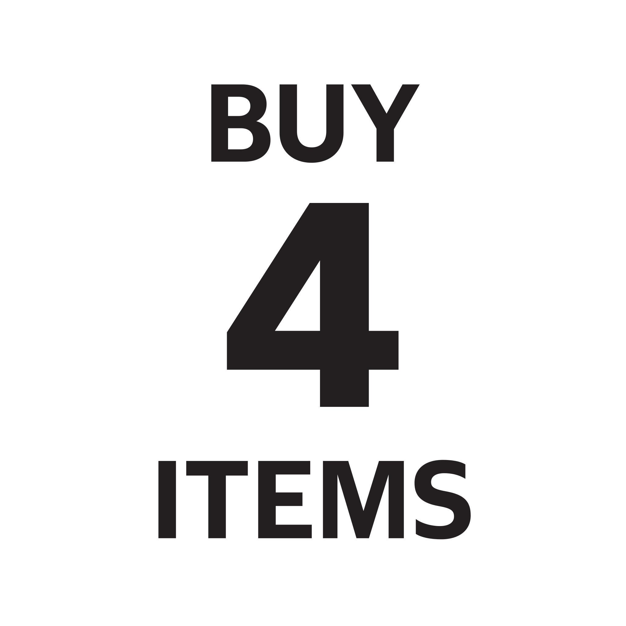 Buy 4 Items