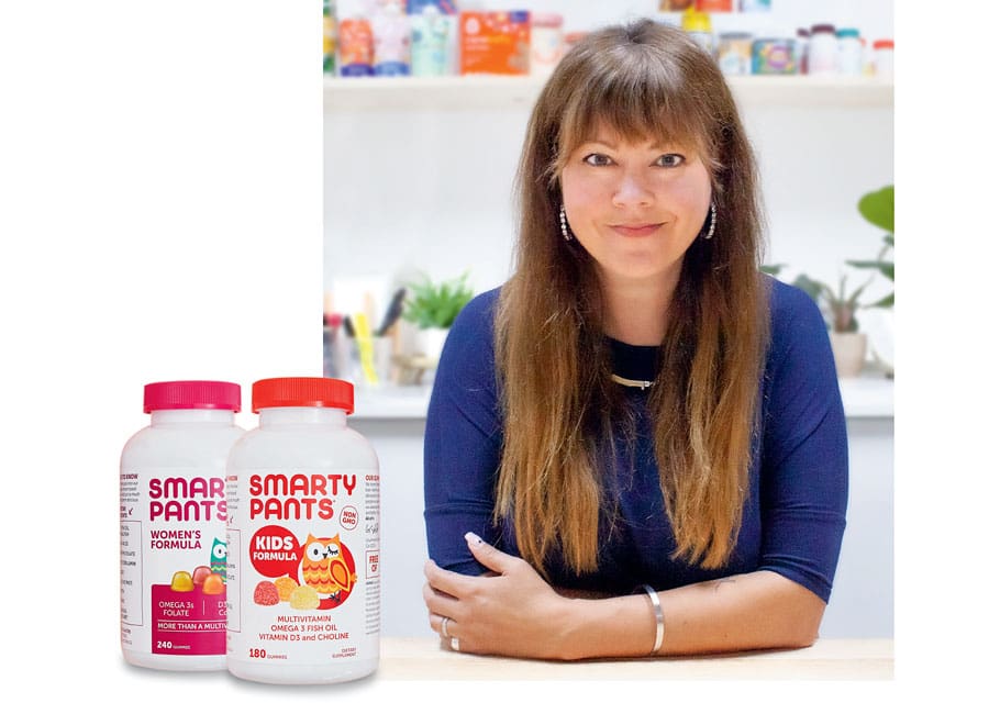 woman with smartypants products