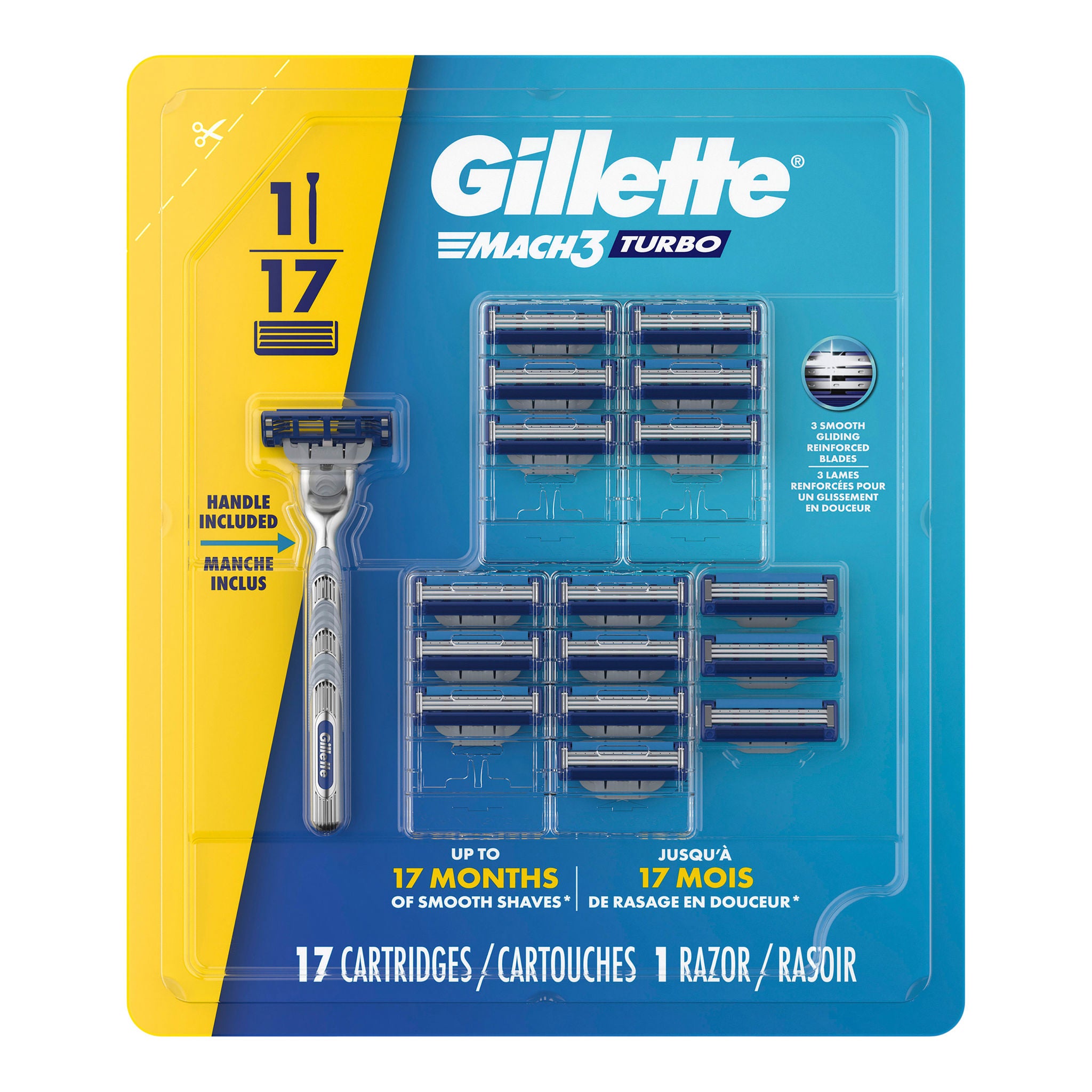 Rasoir Mach3 Turbo de Gillette