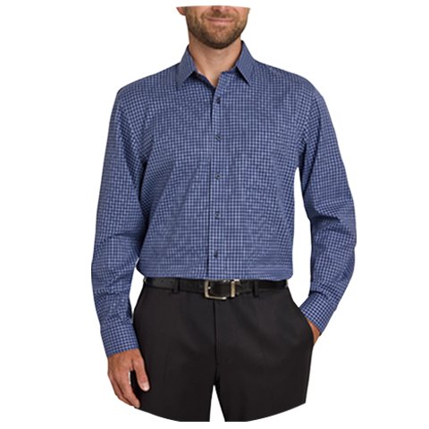 cheap dress shirts Comfort Stretch Non-Iron Stripe Shirt With Contrast Trim Look After Me Men's Dress Shirt 100% Cotton