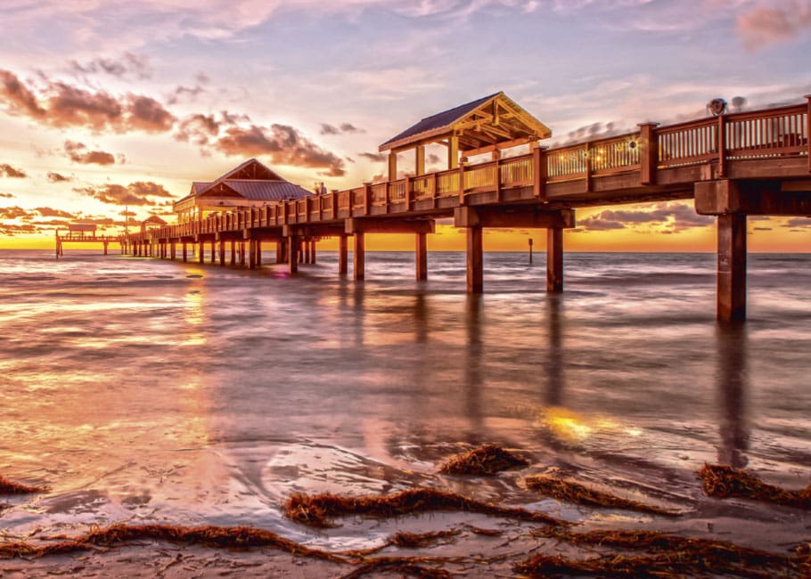 long pier in Clearwater, Florida