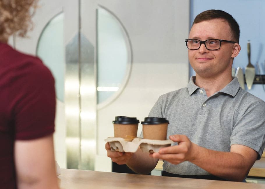 Man with coffee