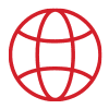 Icon of a globe
