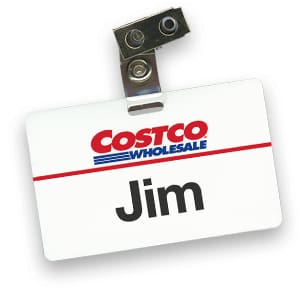 costco name badge