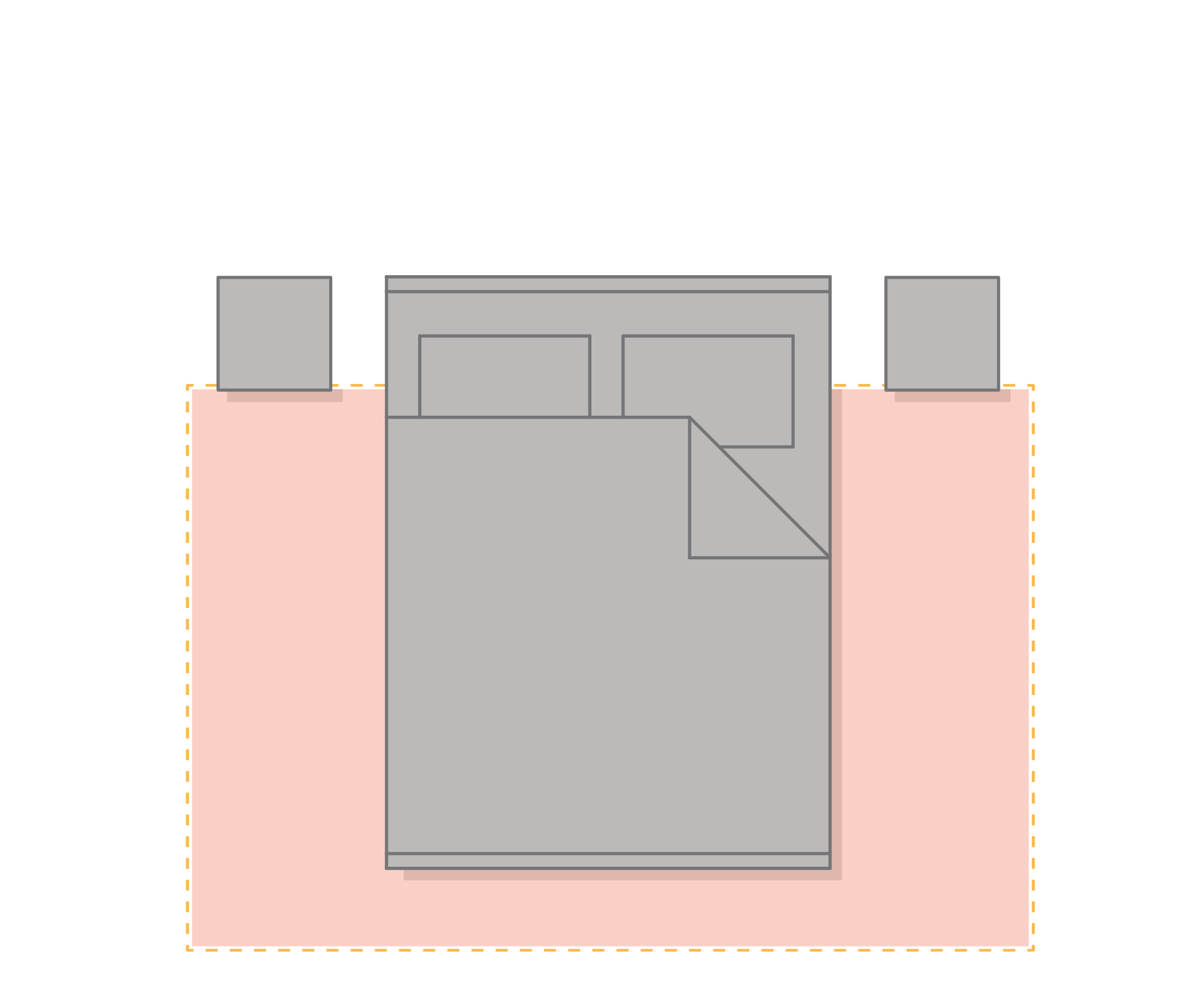 6x9 rugs in the bedroom are good for queen-sized beds, ending just some inches smaller when laid out horizontally beneath it.