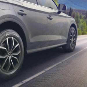 close-up of tires