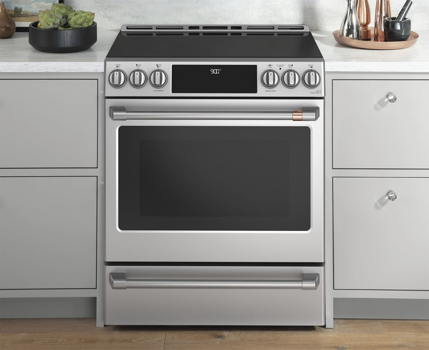 cafe stovetop in kitchen