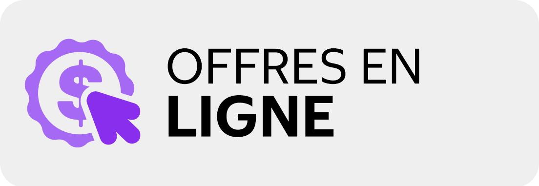 Offres en ligne.