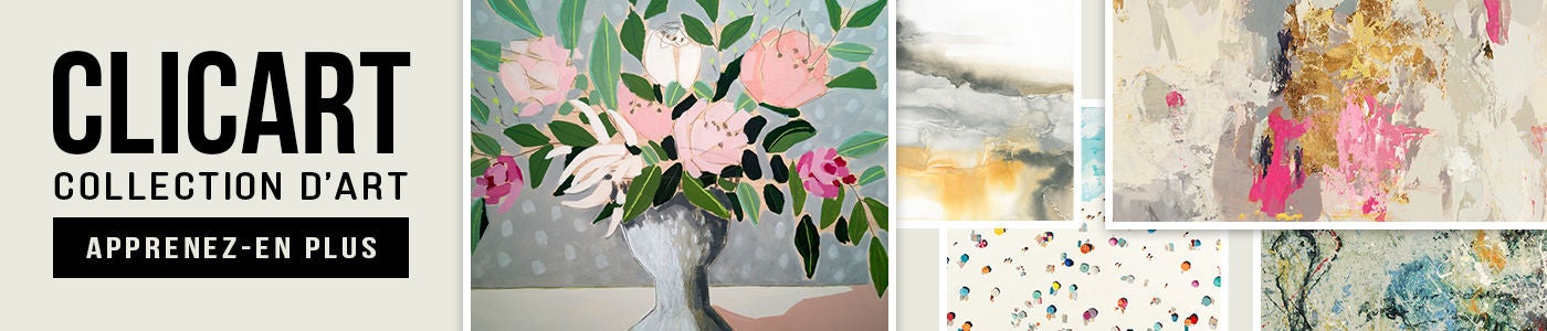 Collection de reproductions d’oeuvres d’art surdimensionnées Plus d’une centaine d’œuvres disponibles dans des dimensions variées Apprenez-en plus