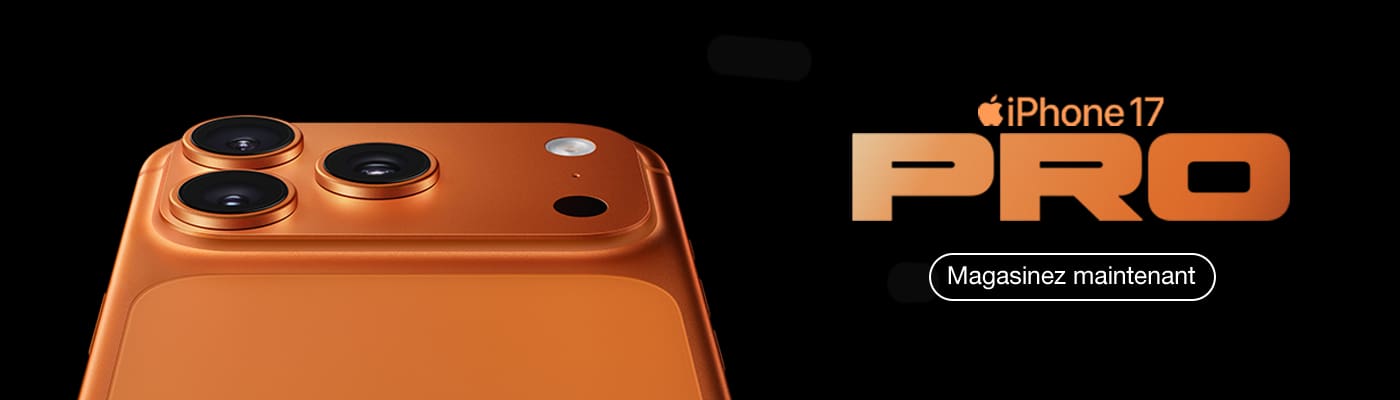 iPhone 17 Pro. Magasinez maintenant.