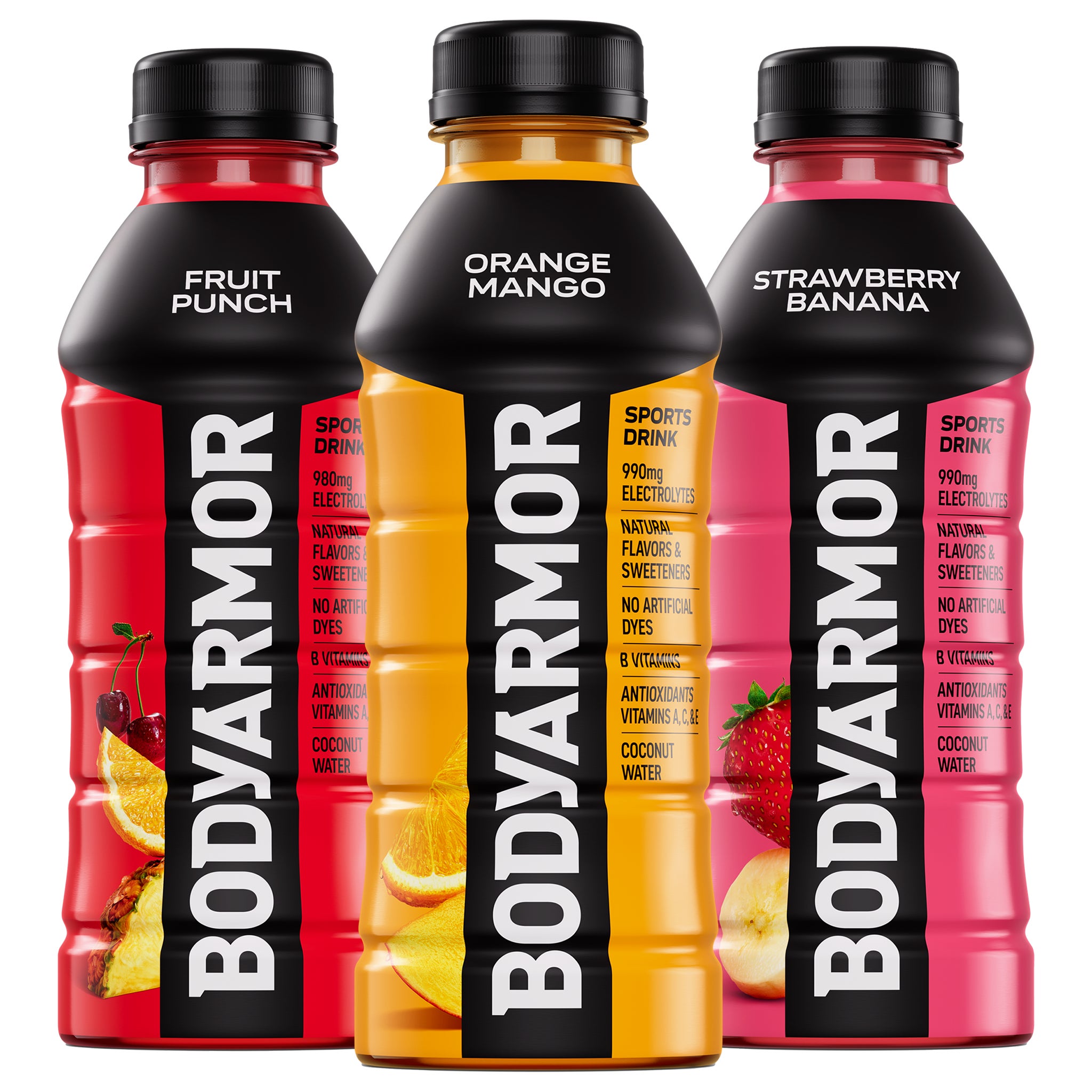 **BODYARMOR** Sports Drink, Regular **AND/OR** Lyte, Variety Pack, 20 fl oz, 18 ct
