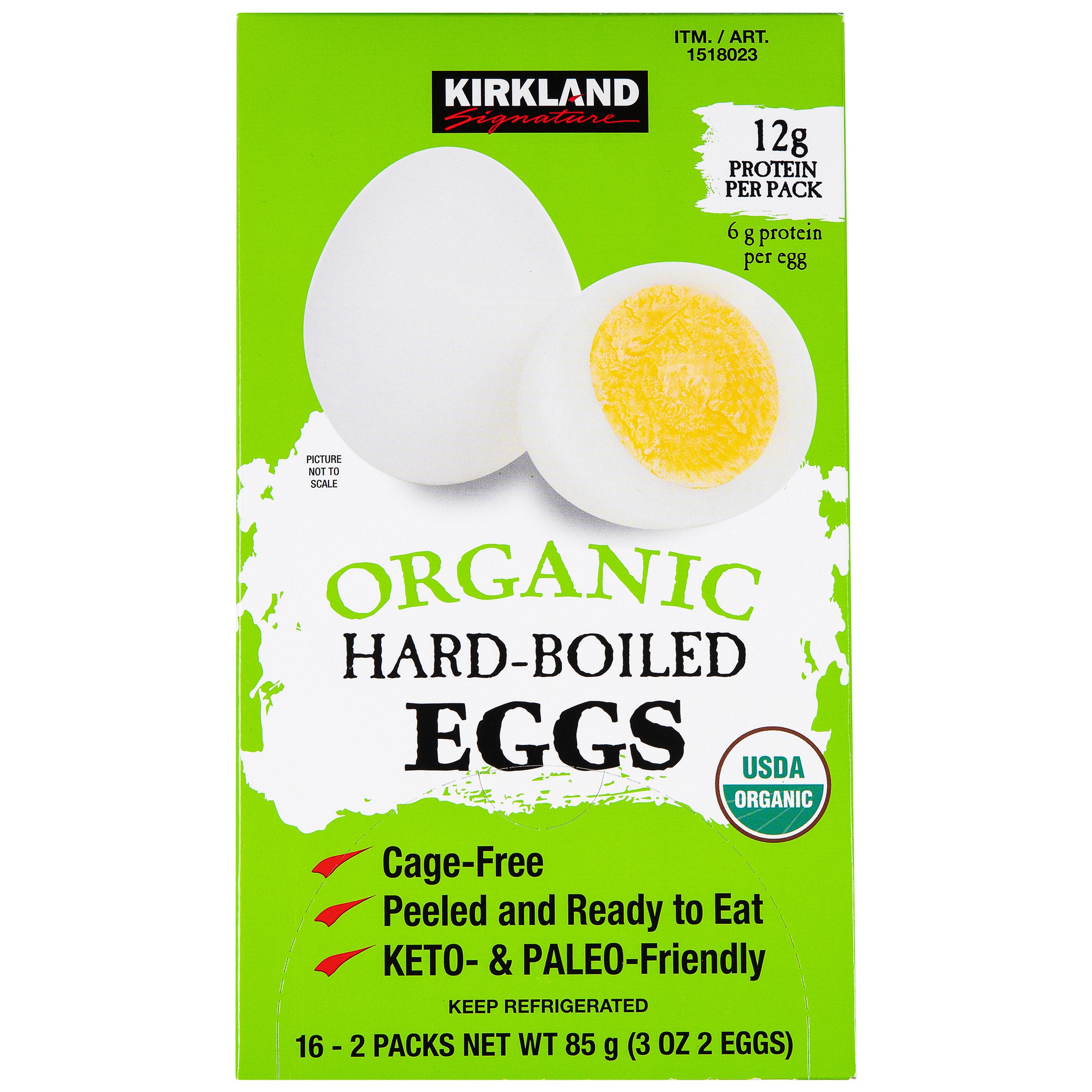 Kirkland Signature Organic Medium Hard-Boiled Eggs