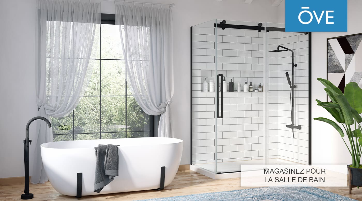 Ove. Magasinez pour la salle de bain.