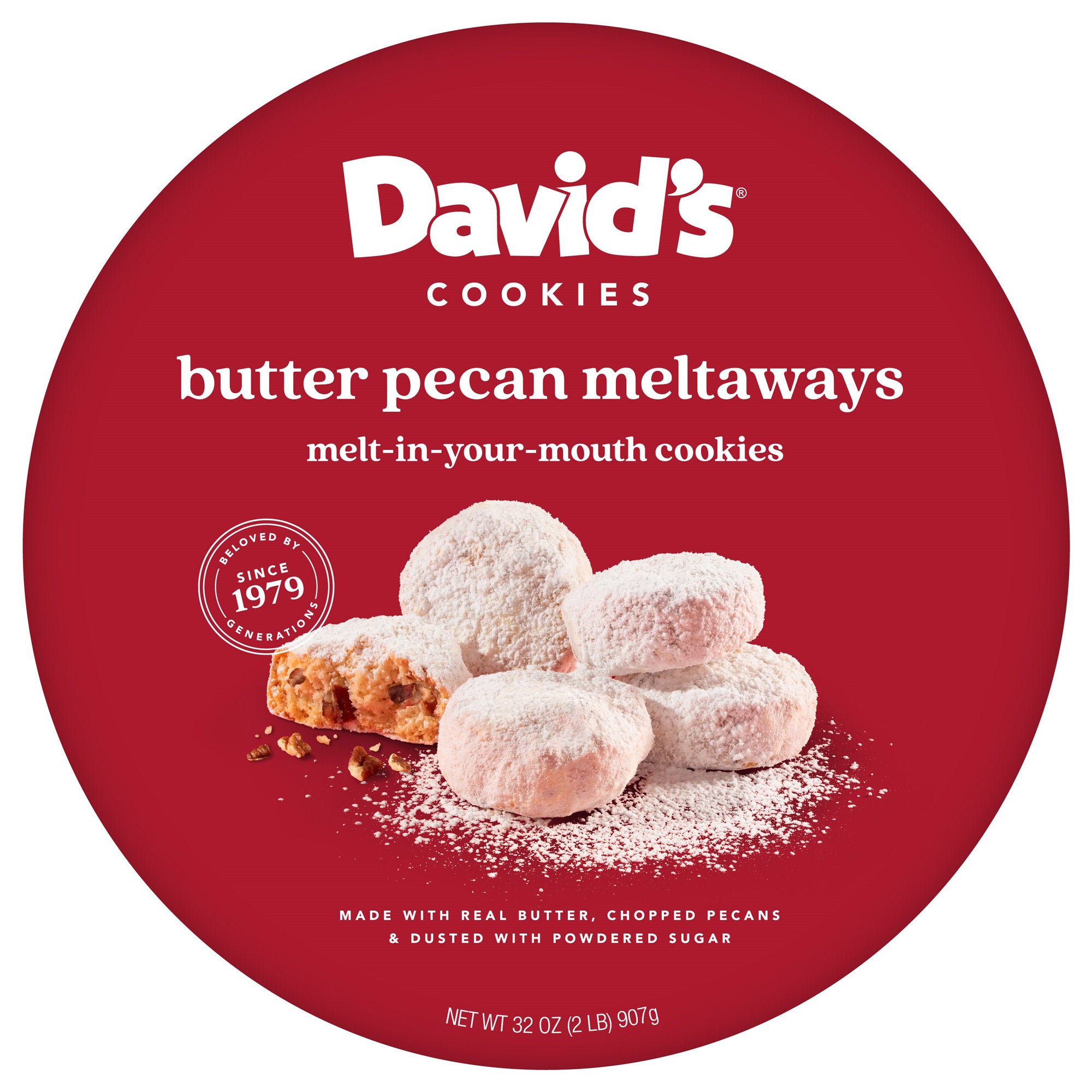 David's Cookies Butter Pecan Meltaways