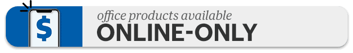 Office Products available online only