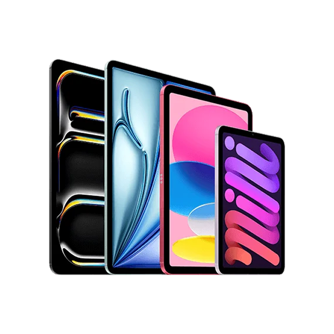 An image of various iPad models