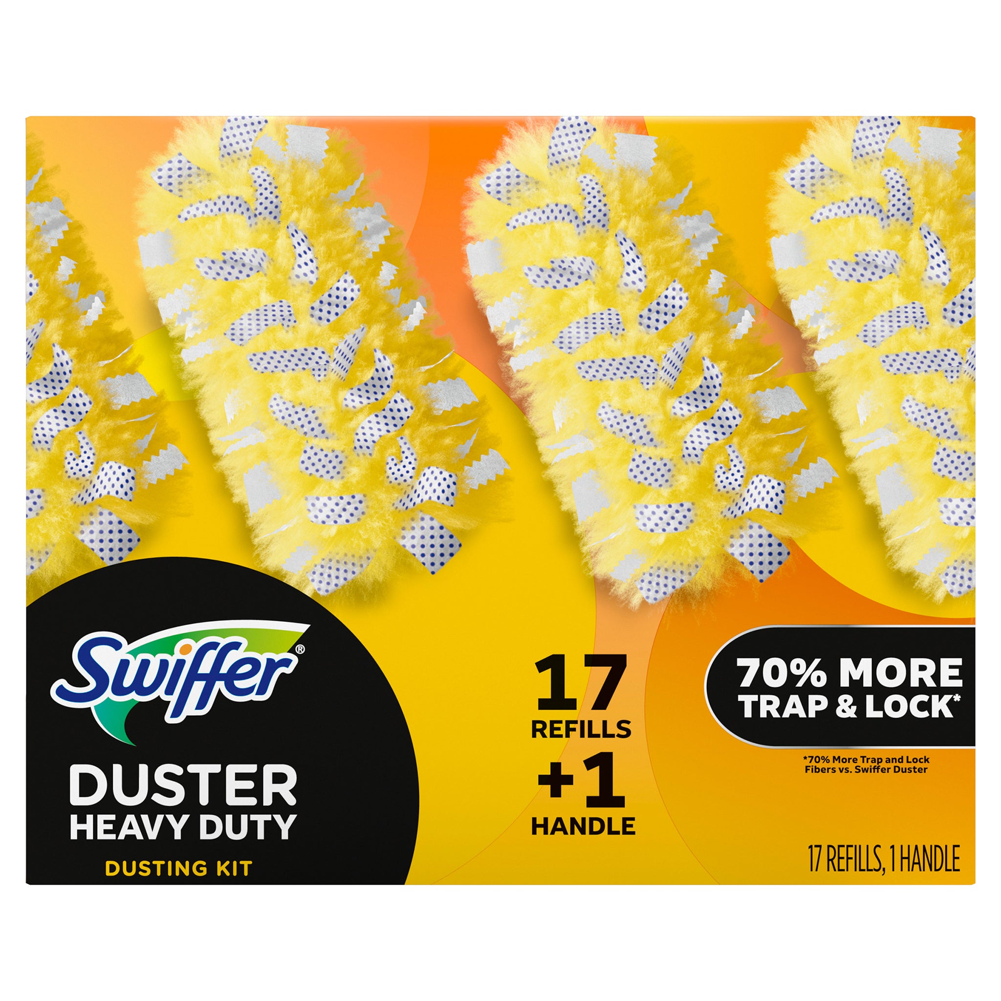 **Swiffer** Dusters Dusting Kit, Heavy Duty, 17 Refills + 1 Handle **AND/OR** Wet Mopping Cloths, Heavy Duty, Lavender Scent, 54 ct **AND/OR** Hair Magnet Dry Sweeping Cloths, Heavy Duty, 50 ct