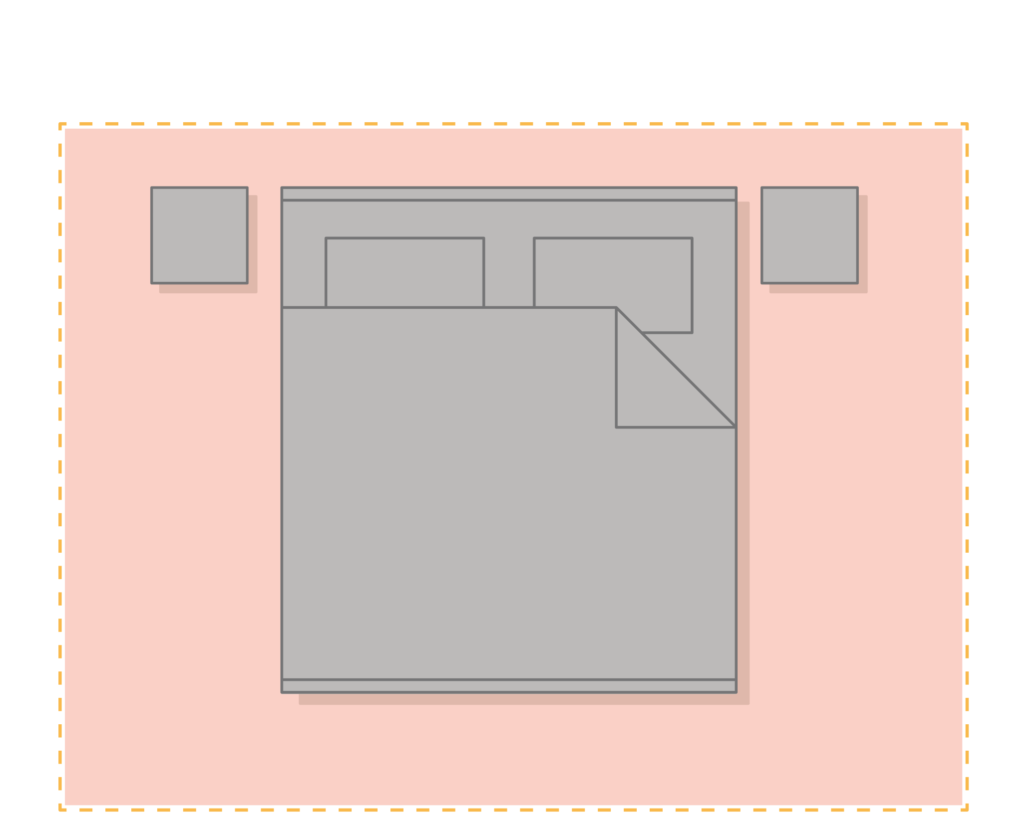 9x12 rugs in the bedroom are good for queen and king-sized beds, covering the length and width of a bed when placed beneath it.