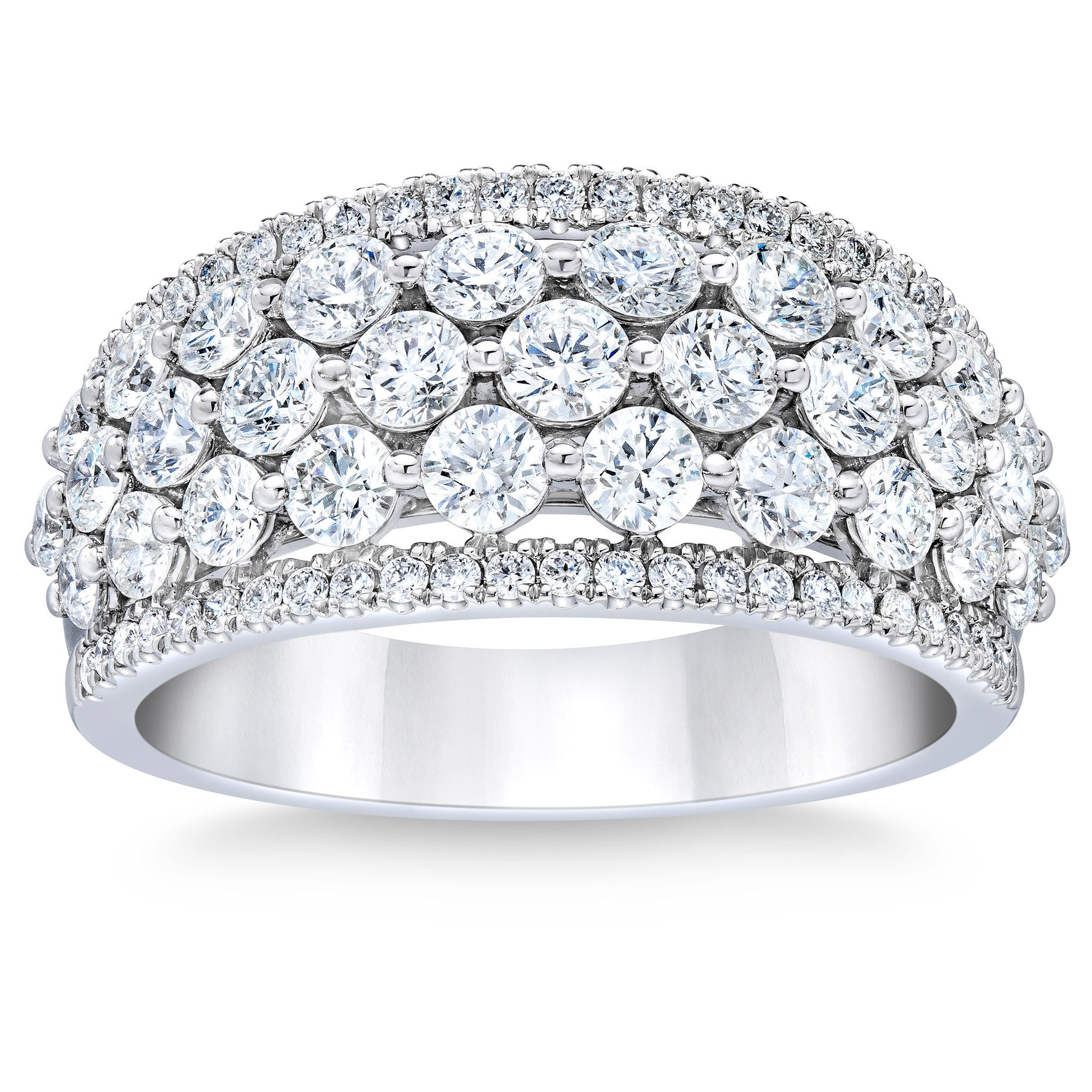 Round Brilliant 2.00 ctw Diamond Band