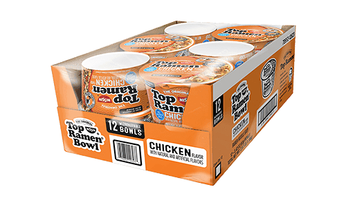 Nissin soup cuts with reduced packaging