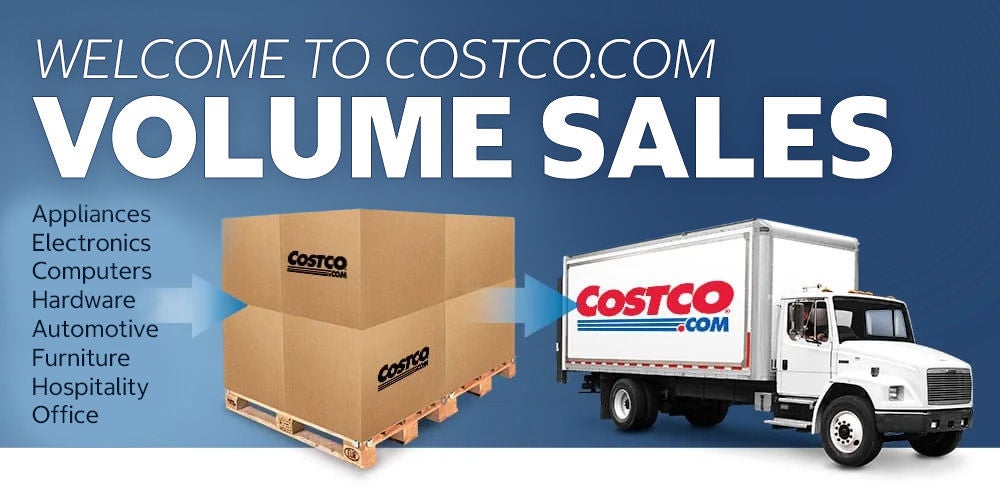 Welcome to Costco.com Volume Sales.