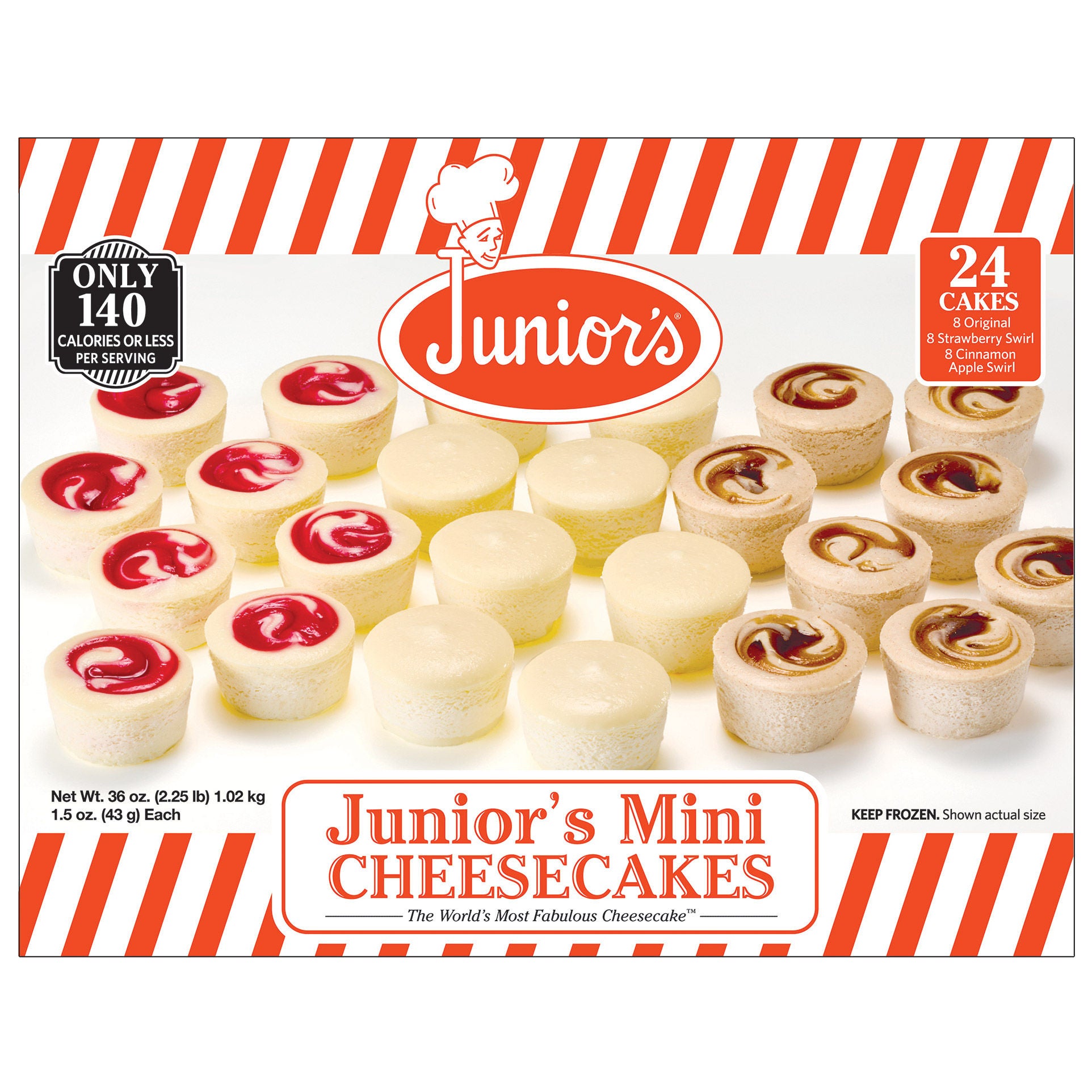 Junior's Mini Cheesecakes 